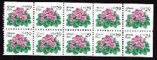 African Violet Sheet of 10