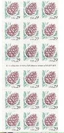 Pine Cone Sheet of 18