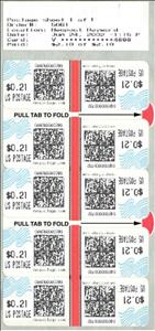 Booklet Pane, Neopostage, United States of America,  