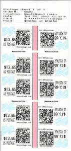 Booklet Pane, Neopostage, United States of America,  