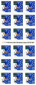 Booklet Pane, Snowman Strip of 18, United States of America,  , Snowmen