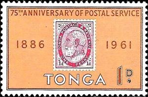 Stamp, Stamp MiNr.1, Tonga,  , Postal Services, Stamps