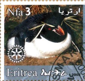 Stamp, Penguins, Cinderellas,  , Animals (Fauna), Penguins