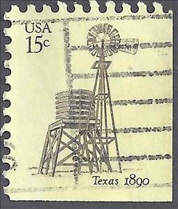 Stamp, Windmills: Texas 1890, United States of America,  , Windmills