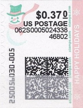 Stamp, Snowman, United States of America,  