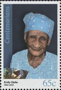 Stamp, Emily Clarke (1902-2013), Barbados,  