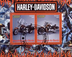 Mini Sheet, Harley-Davidson, Cinderellas,  , Motors