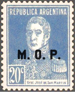 Francisco de San Martín (1778-1850), ovpt. "M.O.P."
