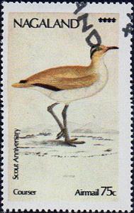 Stamp, Cream-coloured courser (Cursorius cursor), Cinderellas,  , Birds