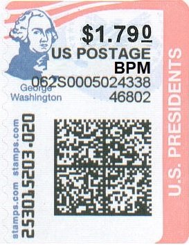 Stamp, George Washington, United States of America,  