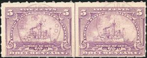 Revenue Stamp, Documentary/Battleship, United States of America,  , Ships