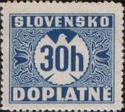 Stamp, Postage due Stamps II, Slovakia,  