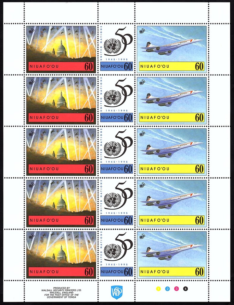 UN50 Mini Sheet  type 60