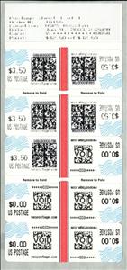 Booklet Pane, Neopostage, United States of America,  