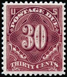 Stamp, Postage Due, United States of America,  