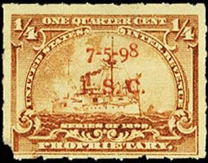 Revenue Stamp, Proprietary/Battleship, United States of America,  , Ships