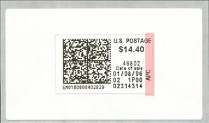 Stamp, IBM Pitney Bowes, United States of America,  
