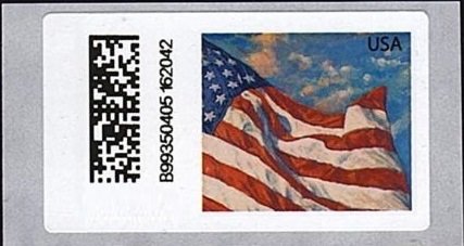 US Flag ATM stamp