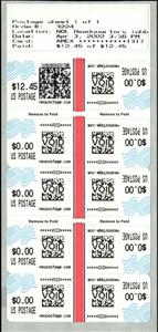 Booklet Pane, Neopostage, United States of America,  