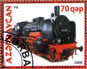 Stamp, P8, Cinderellas,  , Locomotives