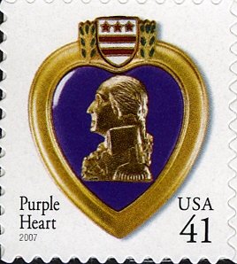 Wounded award "Purple Heart"