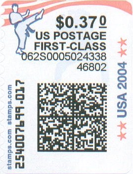 Stamp, Judo, United States of America,  