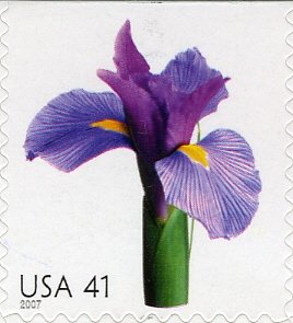 Stamp, Iris, United States of America,  , Flowers