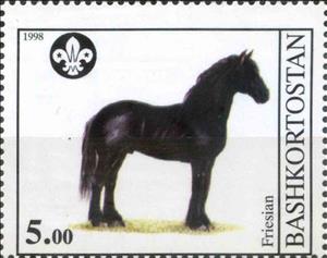 Stamp, Friesian, Cinderellas,  , Animals (Fauna), Horses