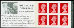 Booklet, The Machin Definitive, 50th anniversary, United Kingdom of Great Britain & Northern Ireland,  , Crowns and Coronets, Famous People, Heads of State, Queens, Royalty, Women