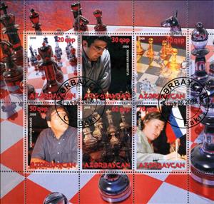 Mini Sheet, Chess, Cinderellas,  , Chess, People