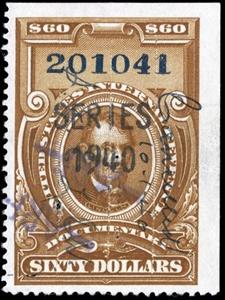 Revenue Stamp, Series 1940/Lincoln, United States of America,  , Antiracism, Famous People, Heads of State, Men, Politicians, Государственный деятель