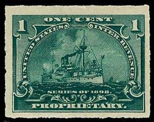Revenue Stamp, Proprietary/Battleship, United States of America,  , Ships