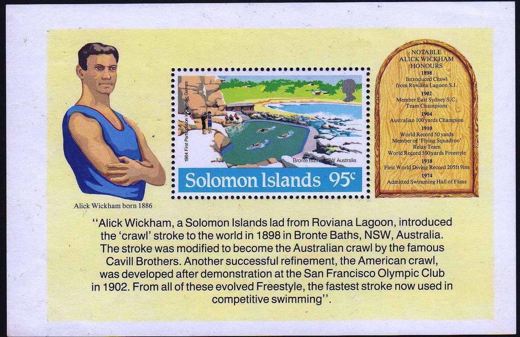 Alick Wickham minisheet