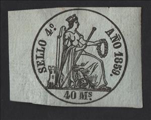 Stamp, Allegorical figure, Cinderellas,  , Castles, Crowns and Coronets, Stylized Figures / Persons