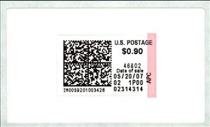 Stamp, IBM Pitney Bowes, United States of America,  