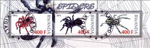 Mini Sheet, Spiders, Cinderellas,  , Animals (Fauna), Insects, Spiders