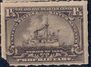 Revenue Stamp, Proprietary/Battleship, United States of America,  , Ships