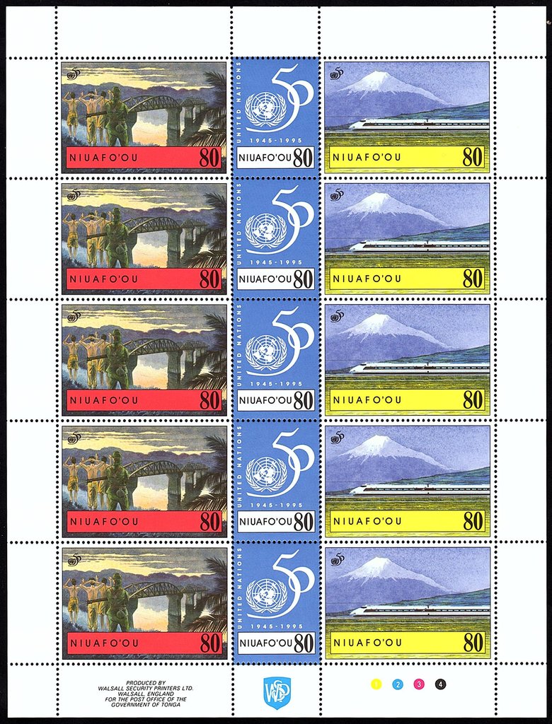 UN50 Mini Sheet  type 80