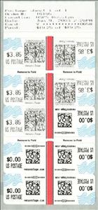 Booklet Pane, Neopostage, United States of America,  