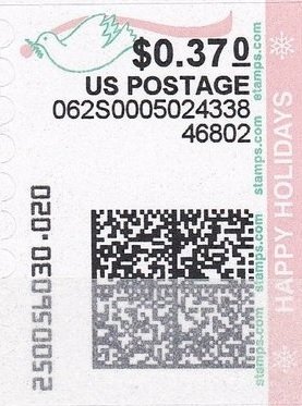 Stamp, Dove, United States of America,  