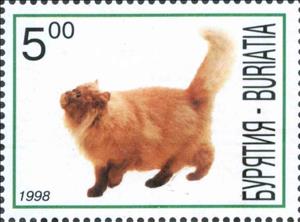 Stamp, Cats, Cinderellas,  , Animals (Fauna), Cats
