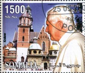 Stamp, Pope Benedict XVI in Poland 2006, Cinderellas,  , Popes