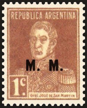 José Francisco de San Martín (1778-1850), ovpt. “M.M.”