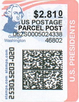 Stamp, George Washington, United States of America,  