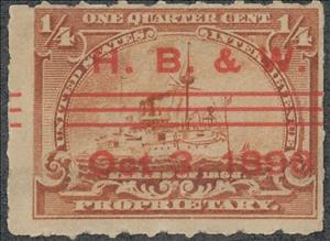 Revenue Stamp, Proprietary/Battleship, United States of America,  , Ships