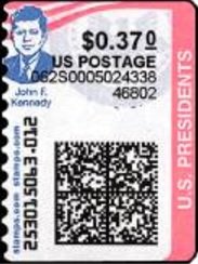 Stamp, John F. Kennedy, United States of America,  