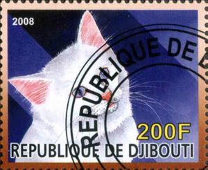 Stamp, Cat, Cinderellas,  , Animals (Fauna), Cats