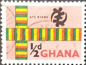 Stamp, "Gye Nyame", Ghana,  , Religion
