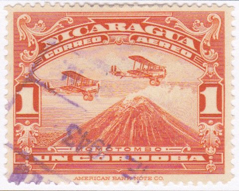 Airplanes over Momotombo