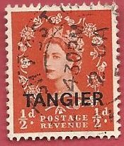 Queen Elizabeth, overprinted